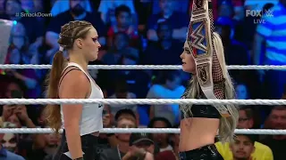 Ronda Rousey & Liv Morgan VS Sonya DeVille & Natalya 2/2