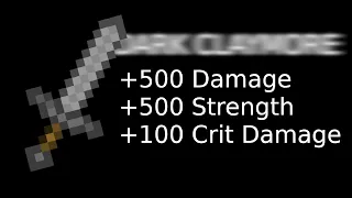 Maxing the strongest sword in Hypixel Skyblock...