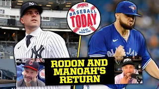 Carlos Rodon making his Yankee debut, Alek Manoah's return, Rays versus Braves | Baseball Today