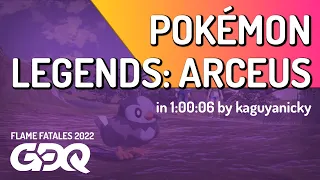 Pokémon Legends: Arceus by kaguyanicky in 1:00:06 - Flame Fatales 2022