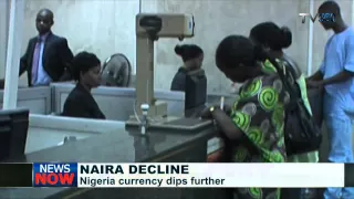 Naira continues decline against dollar