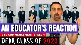 35: BTS Commencement Speech | Dear Class Of 2020 | REACTION