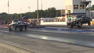 Brew City Gassers match up at the 2021 Glory Days Drags at Byron Dragway