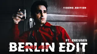 Excuses ft. Berlin | Berlin Edit Money Heist | Money Heist Attitude Status