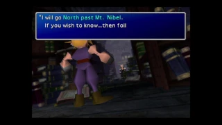 Final Fantasy VII Sephiroth Gives Cloud The Destruct Materia