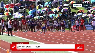 fijivillage Re:Live | Junior Boys 100M Heat 6 | Day 1