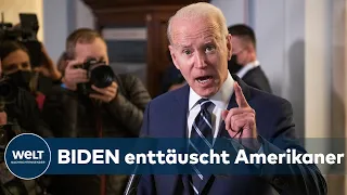 BIDENS BITTERE BILANZ: US-Präsident hatte nur wenige Erfolge und viele Rückschläge | WELT Thema