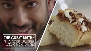 How to make Onion and Feta Focaccia - Bread Recipe | The Great British Bake Off