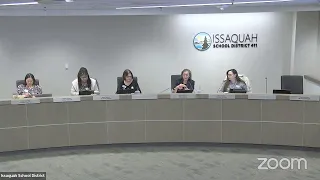 Issaquah School District Board Meeting