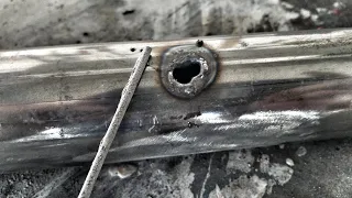 BEGINNER'S GUIDE to fill weld holes