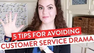5 Tips for AVOIDING Customer Service DRAMA | E-Commerce & Etsy Business