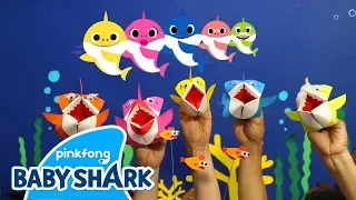 Origami Shark Family and The Shark Family Song | Arts and Craft | Baby Shark Origami and Song