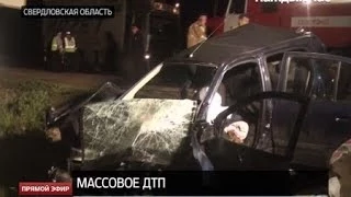 Пьяный дальнобойщик в Белоярском районе сбил всмятку четыре машины