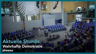 Aktuelle Stunde im Bundestag am 18.01.2024