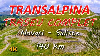 Transalpina : Traseu complet Novaci - Saliste 4K