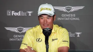 Hideki Matsuyama Winner Sunday Press Conference 2024 The Genesis Invitational © PGA Tour