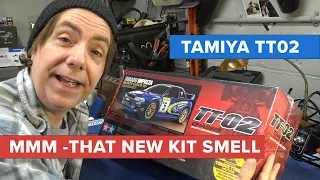 Unboxing the Tamiya TT02 – Subaru Impreza Monte Carlo 99