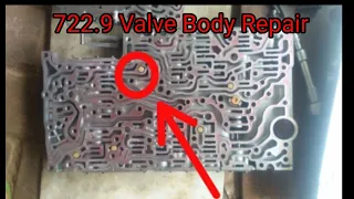 Mercedes 722.9 Valve Body Repair