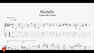 Michelle by Lennon & Mc Cartney - Guitar Pro Tab