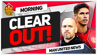 Shock EXITS! Ten Hag gets RUTHLESS! Man Utd News