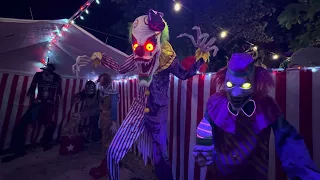 Twisted Trails Official Halloween 2023 Night Time Walk Through - Animatronics on - No Actors