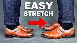 STRETCH Your Shoes Like a PRO | Easiest Way to Stretch Your Leather Shoes