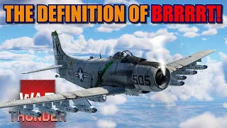 War Thunder A-1H Skyraider, Battle pass vehicle! Flying out with the definition of BRRRT!