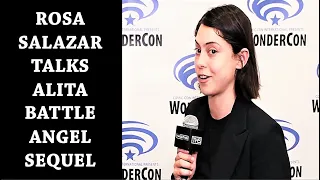 Rosa Salazar talks about an Alita Battle Angel Sequel at WonderCon 2022