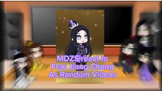 MDZS react to Fem Jiang Cheng as (description in video)