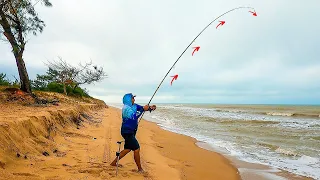 RECORDE ⭐ ESSE LUGAR Só TEM MONSTRO - Já Aconteceu isso Com Você??? | Pescaria de Praia!