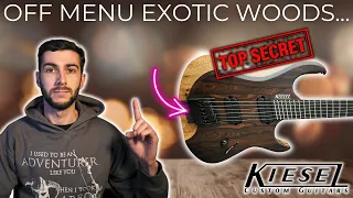 TRY THESE SECRET EXOTIC WOODS FROM KIESEL GUITARS...