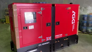 AGG 37.5 KVA Generator with Yanmar 4TNV88 28KW Prime Power Engine, Stamford Alternator & Comap AMF25