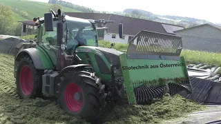 Silotechnik aus Österreich | 1. Schnitt 2024 | Gras häckseln | New Holland | Fendt | Point Tec