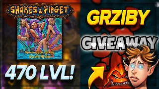 GIVEAWAY NA 10K PIECZAREK OD TWÓRCÓW? 😮 DOBIJAMY 470+ POZIOM NA BERKU Z W60! - Shakes & Fidget #278