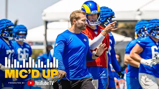 “You Know I’m Mic’d Today, Right?” Sean McVay Mic'd Up For Rams Training Camp Practice