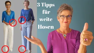 So trägst Du weite Hosen - der Trick mit dem Oberteil