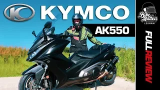 Kymco AK550 Test Ride and Review | Maxi Scooter Power!