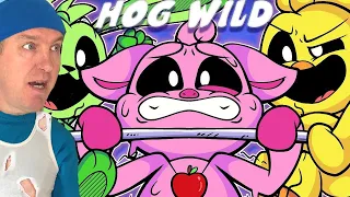 SMILING CRITTERS “HOG WILD” Part 1🐷Fan Animation #3 | Game World React to GEMSTIN PRODUCTION