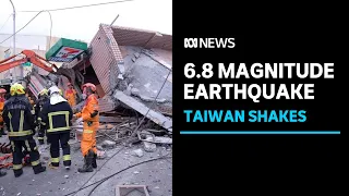 Taiwan rocked by 6.8 magnitude earthquake with hundreds injured | ABC News