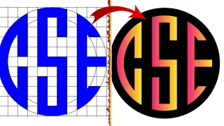 CSE Grid Letter Logo Design in Adobe Illustrator #graphicedesign #logo #shorts