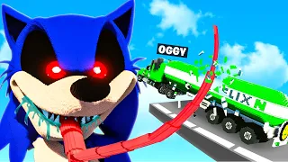 Sonic Vs Oggy Truck Fighting In Teardown With Jack | Rock Indian Gamer |