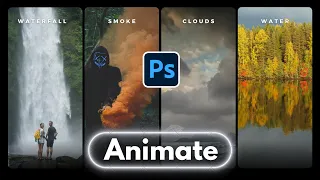 Animate Anything in Photoshop - Turn Photo into Slow Motion Videos Tutorial