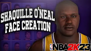 BEST SHAQUILLE O'NEAL FACE CREATION ON NBA 2K23!!! (MOST ACCURATE)