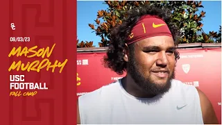 USC OL Mason Murphy | Fall Camp Practice No. 6