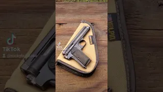 Frommer M1912 "Stop". It's weird, but in the best way possible.