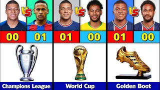 Neymar Vs Kylian Mbappe All Trophies And Awards.