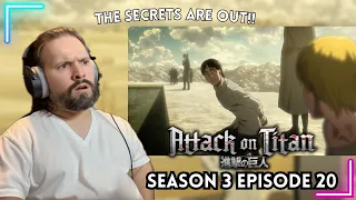 New Anime Fan Reacts To Attack on Titan Season 3 Episode 20 | That Day