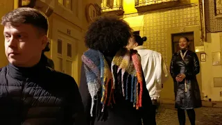 Madonna with friends having fun at Tejo Bar Lisbon 24.01.2020(1)