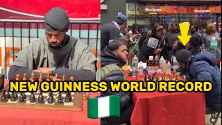 Nigerian Chess Master Breaks Guinness World Record For Longest Chess Marathon 😱