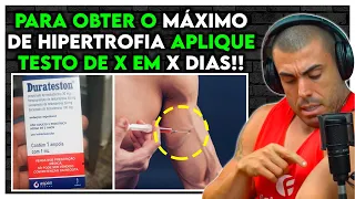 DE QUANTOS EM QUANTOS DIAS APLICAR TESTOSTERONA PARA HIPERTROFIA? | Leandro Twin Ironberg